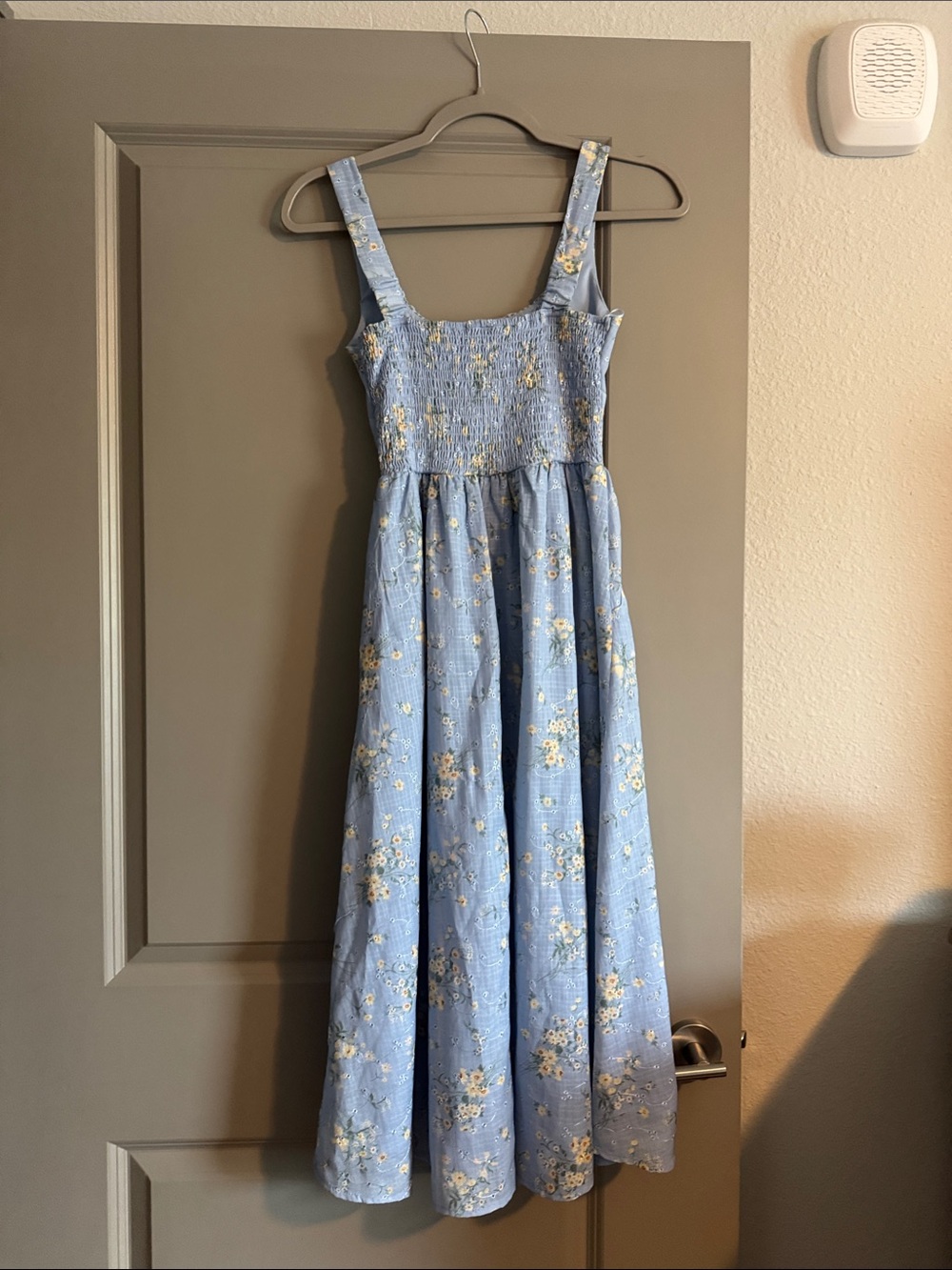 Marshalls Light Blue Floral Maxi Dress